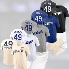NEW ITEM! Blake Treinen #49 Los Angeles Dodger Player Name & Number For Fans