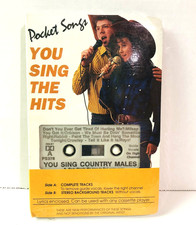 Pocket Songs You Sing The Hits Cassette Tape Lyrics Karaoke Country Males PS 378