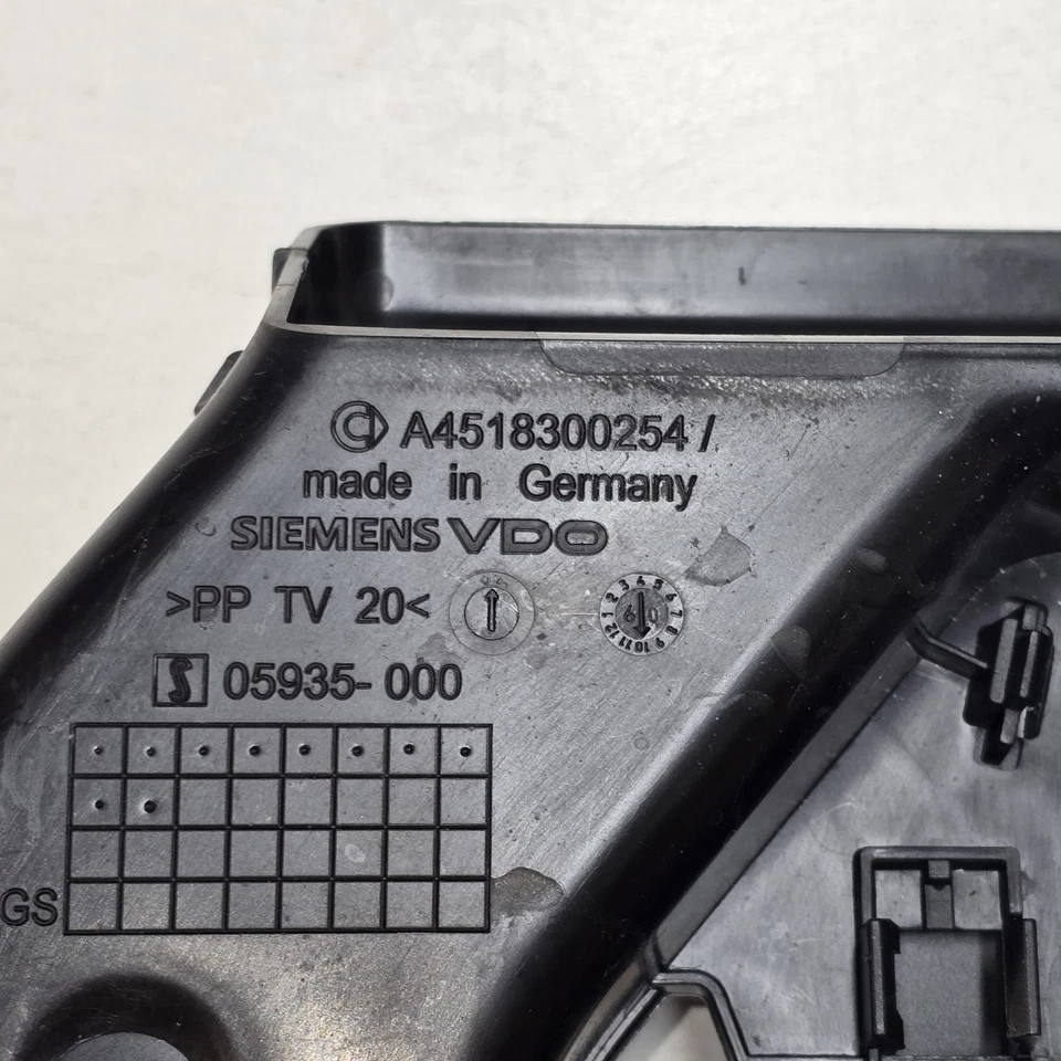 2010 智能 Fortwo 加热器交流气候控制通风口左右中心-快速发货 — 第 3/4 张图片