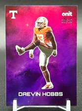 2025 Onit Gravity Tennessee Daevin Hobbs Purple Galaxy /25