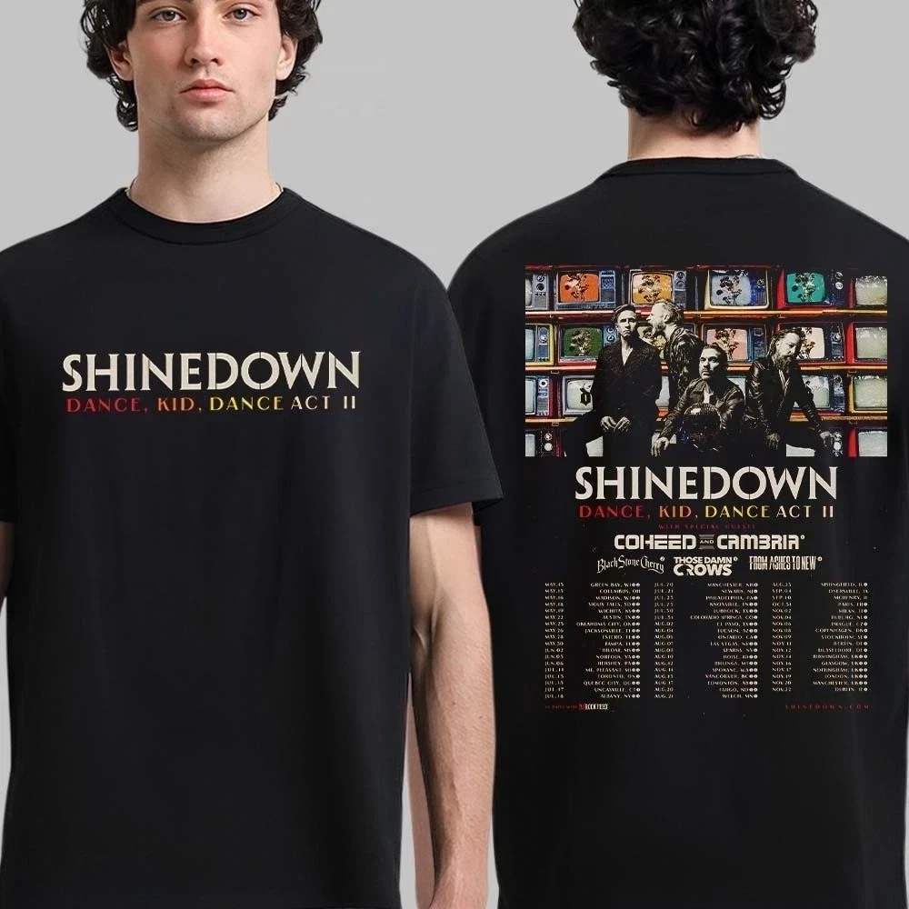 shine down Dance Kid Dance Act II 2026 World Tour Graphic T-Shirt