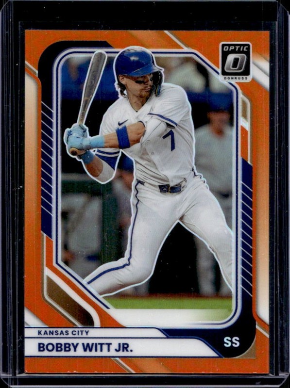 2026 Panini Donruss Bobby Witt Jr. Optic Orange #/199 Royals