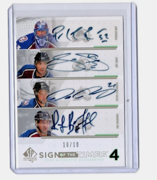 Upper Deck Joe Sakic Ice Hockey Autographed Sports Trading Card