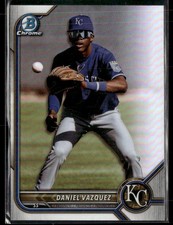 2022 Bowman Draft #BDC-74 Daniel Vazquez Chrome Refractor Baseball Card 3201O