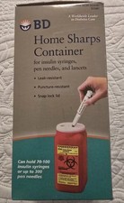 BD Home Sharps Needle Container Collector 1.4 Quart BRAND NEW IN BOX