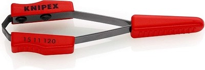 KNIPEX Tools - Coated-Wire Stripping Tweezers (1511120), 4.75