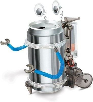 Build a Recycled Tin Can Robot with KidzRobotix DIY Science Kit