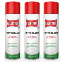 Ballistol 3X 400Ml UniversalöL KriechöL Pflege-ÖL MultifunktionsöL Vorteilspack