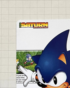 1997 Sonic the Hedgehog Japanese Phone Card SEGA Saturn Magazine Sonic Jam Gift