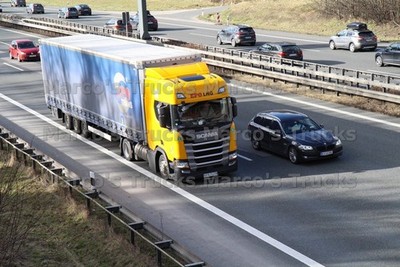 LKW Foto Scania R 410 Planensattelzug Polen gelb EPO LNG #l1qx