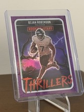 2025 Panini Rookies & Stars Thrillers Bijan Robinson Purple /35 #10