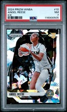 2024 PANINI PRIZM WNBA ICE #10 ANGEL REESE ROOKIE RC PSA 7