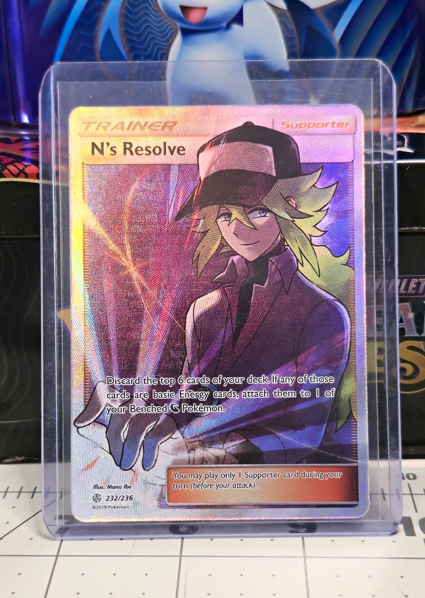 full art n pokemon card 105a/124 Fates Collide Type N TCG Cards & Art