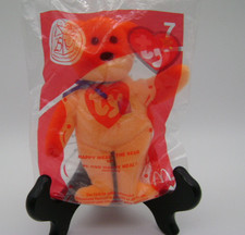 McDonalds TY Teenie Beanie Babies Bear # 7 Happy Meal Toy 2004 Sealed New