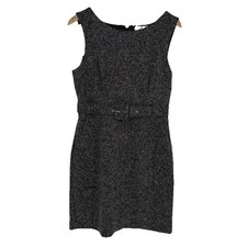 Banana Republic Womens Belted Jumper Dress Petite 10 Mad Men Dark Academia