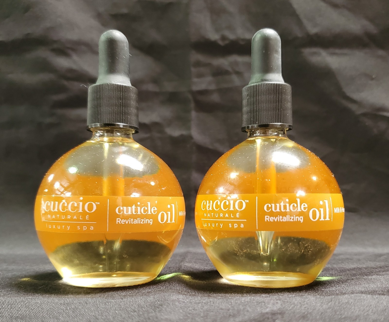 Cuccio Revitalize Cuticle Oil 2.3 oz/68 ml Milk & Honey (Pack of 2)
