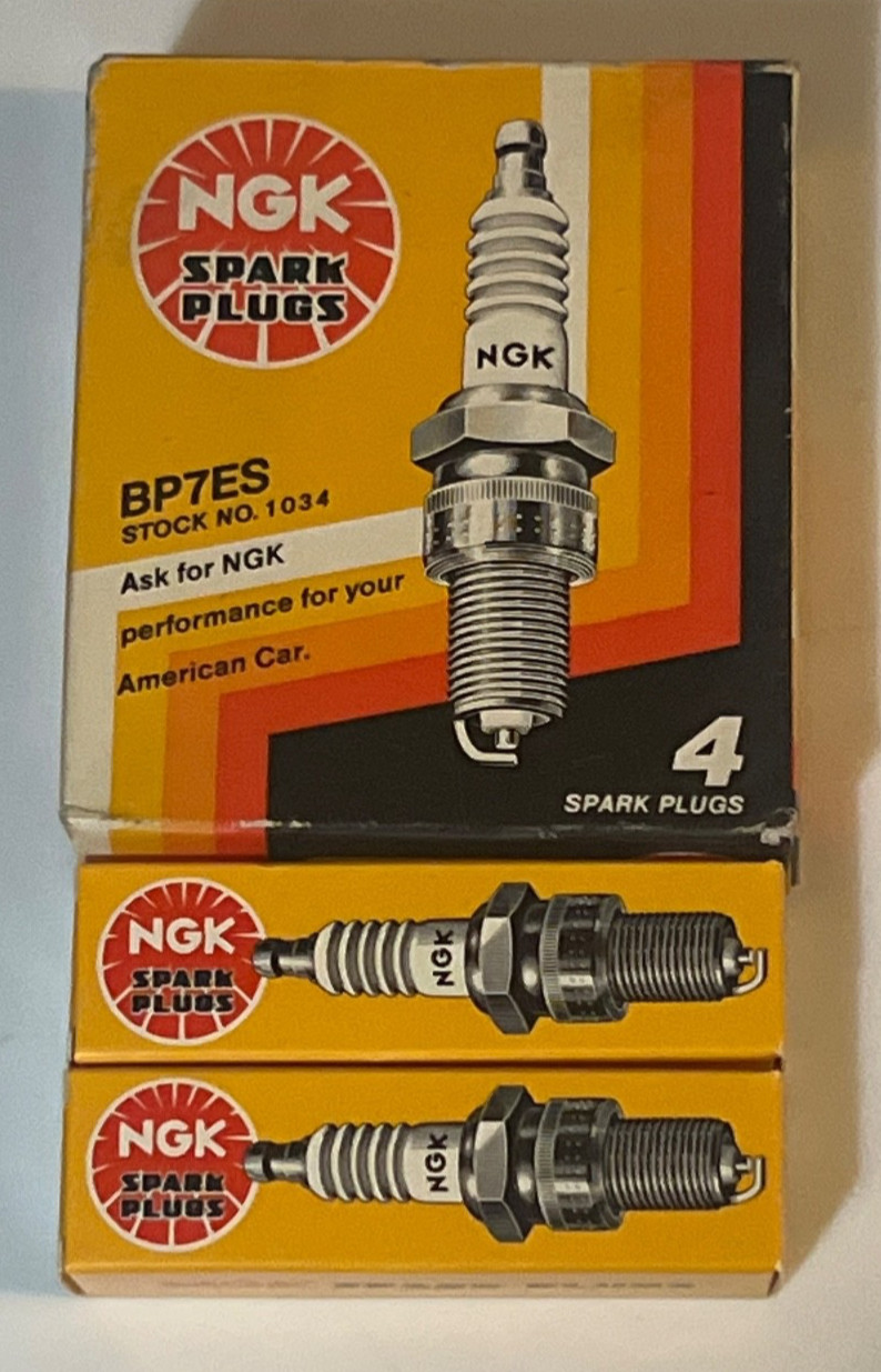Set of 6 Porsche 911 NGK Spark Plugs # 1034 / BP7ES Factory # 99917016590