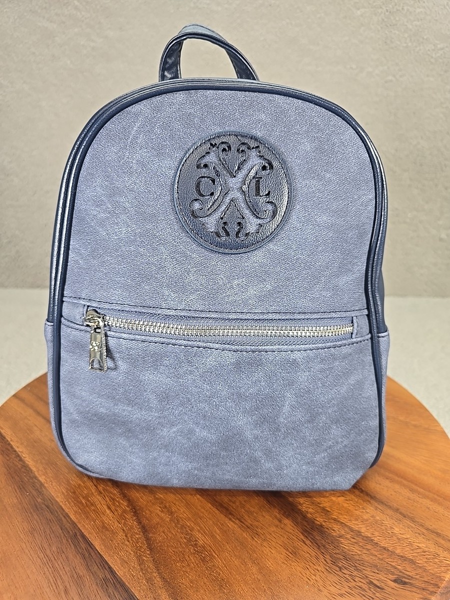 Christian Lacroix Marley PU Denim Backpack – Black Denim Christian Lacroix | Bags | Christian Lacroix Black Pu  main image 3
