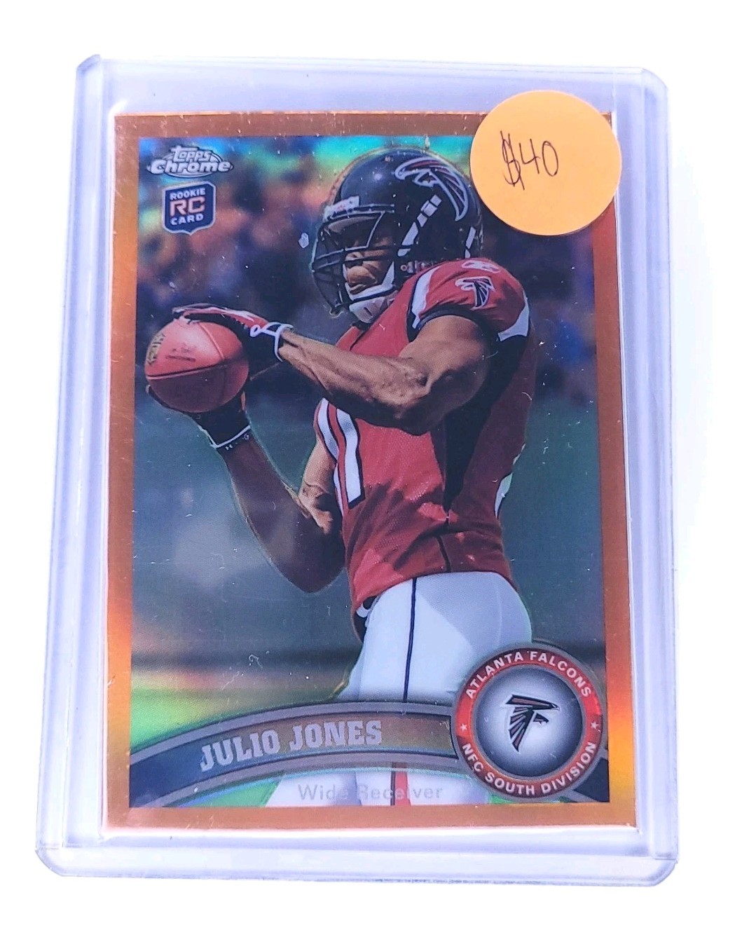 2011 Topps Chrome Julio Jones Orange Refractor Rookie RC #131 Falcons