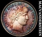 1892 Barber Dime- Super Color- Scarce High Grade Luster No Reserve #J3936