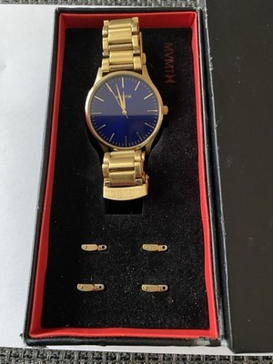 MVMT Watch Classic Gold Herrenuhr mit Edelstahlband 