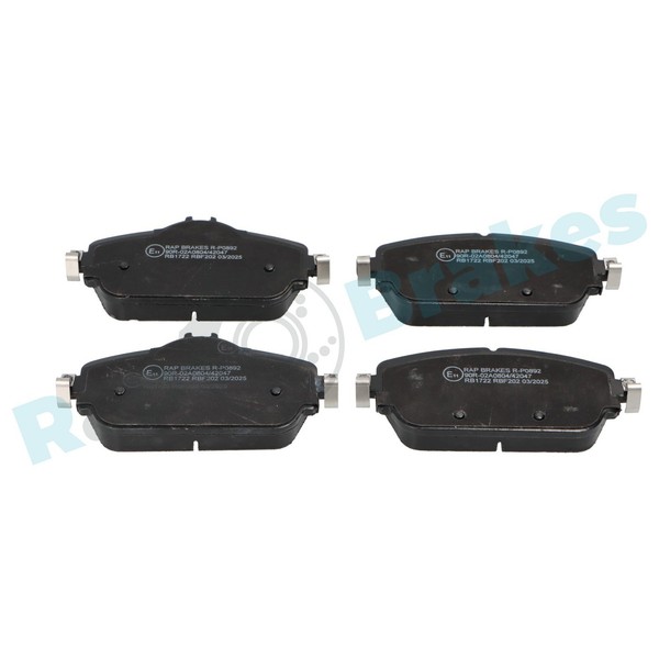 Bremsbelagsatz Scheibenbremse Rap Brakes R-P0892 FüR Mercedes Klasse W205 Model-image