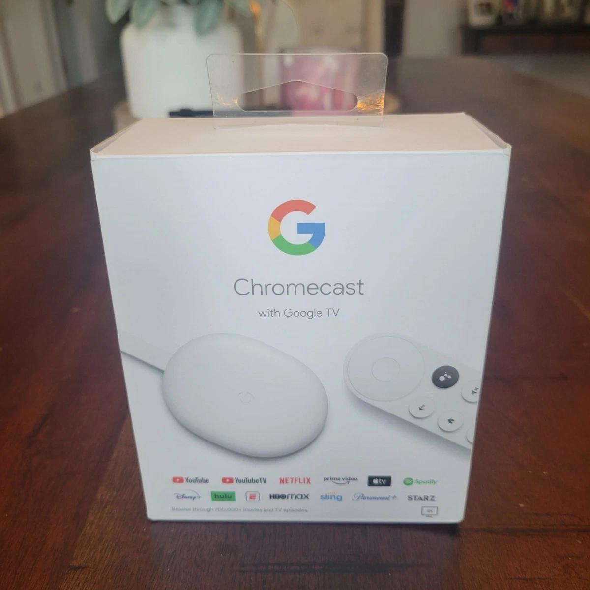 Google Chromecast with Google TV White 2160p Google Assistant