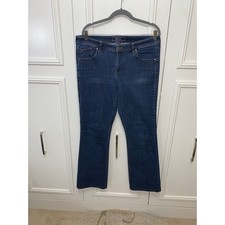 Tommy Bahama Women's Bootcut Jeans Size 14 Dark Wash Blue Denim