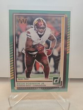 2025 Panini Donruss - Brian Robinson Jr. #30 Press Proof Green