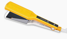 GK Hair Yellow/White Flat Iron / Straightener...