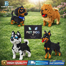 Pet Dog Cat Building Blocks Animal Model Set Toys for Adults Bricks 950 Pieces