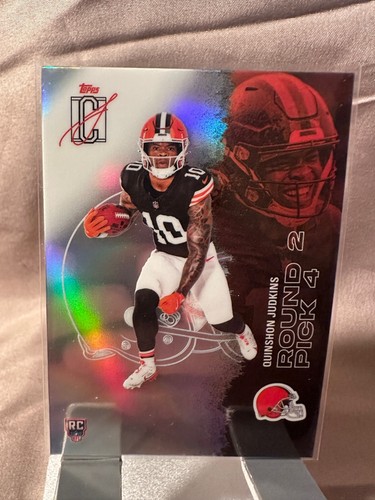 2025 Topps Signature Class #115 Quinshon Judkins Chrome Refractor Browns