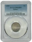 1909 Indian Head Cent, PCGS PR64BN, Proof, Rare Final Year Issue.