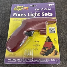 Light Keeper Pro Repair Tool Fixes Incandescent Christmas Light Sets New