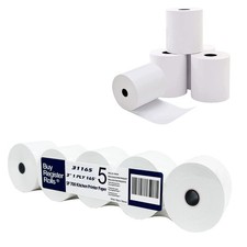 Star SP700 Kitchen Printer Paper 5 Rolls 3 Inch x 165 Ft 1-Ply Bond POS