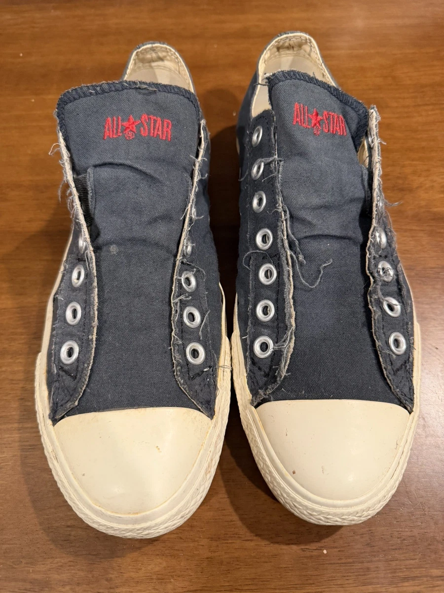 Converse x John Varvatos Star Player Mens Size 9 Navy Blue Leather/Canvas Shoes converse john varvatos blue products for sale | eBay main image 3