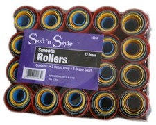 Soft 'n Style Smooth Hair Rollers 12 Dozen Assorted Lengths