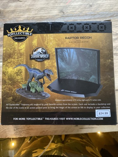 The Noble Collection Toyllectible Treasure Raptor Recon Blue - Imagen 7 de 7