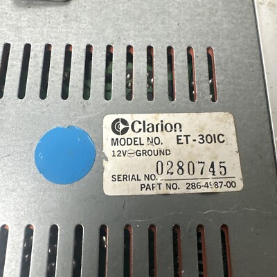 1984-1985 Mazda RX-7 Clarion Car Stereo Amplifier ET-301C OEM | eBay