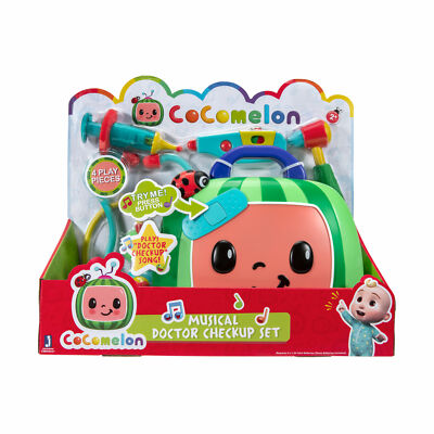 COCOMELON Feature Roleplay Musical Checkup Case, 4PC with Sound *IN HAND*