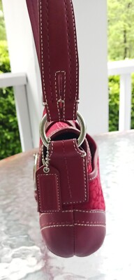 バッグ Coach Signature Mini Soho Bag Wine Red バッグ Coach Signature Mini Soho Bag Wine Red Coach Signature Mini