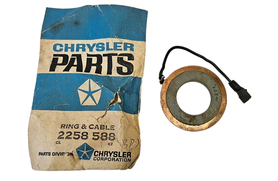 Anillo de contacto y cable Plymouth Desoto Chrysler Dodge Horn 1960-1962 2258588 Nuevo de Lote Antiguo Foto 2 de 4