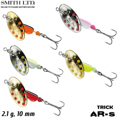 Smith AR-S Trick 2.1 g Assorted Colors Trout Spinner