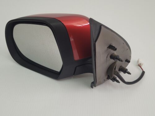 Nissan Micra K13 LH Left Passenger Side Door Mirror Red 12 - 16 - Picture 3 of 4
