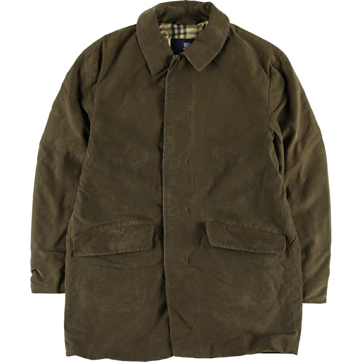 ジャケット・アウター Burberrys Burberry London Cotton Jacket Brown Size 48 Check Pattern