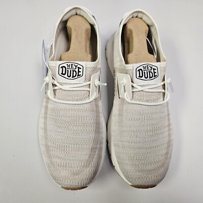 #ad #ad Hey Dude Men#x27;s Sirocco White Shoes NIB 2025 $56.00