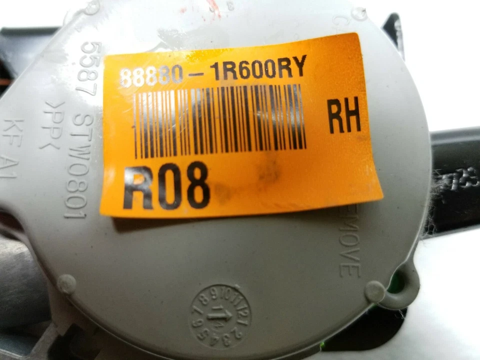 12-17 HYUNDAI ACCENT CINTURÓN DE SEGURIDAD RETRACTOR PASAJERO DELANTERO LADO DERECHO OEM Foto 4 de 4