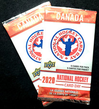 2020 Upper Deck National Hockey Card Day Canada Full 5 Card Packs (Factory x2)