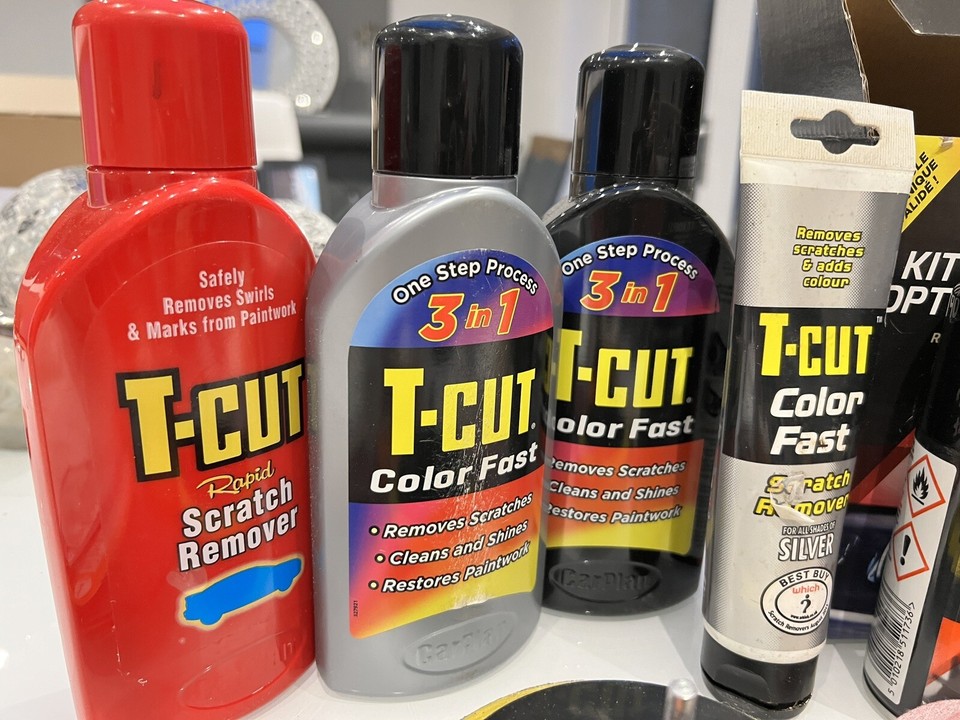 car cleaning kit set Assorted T Cut, Headlight Restorer, Drill Polisher