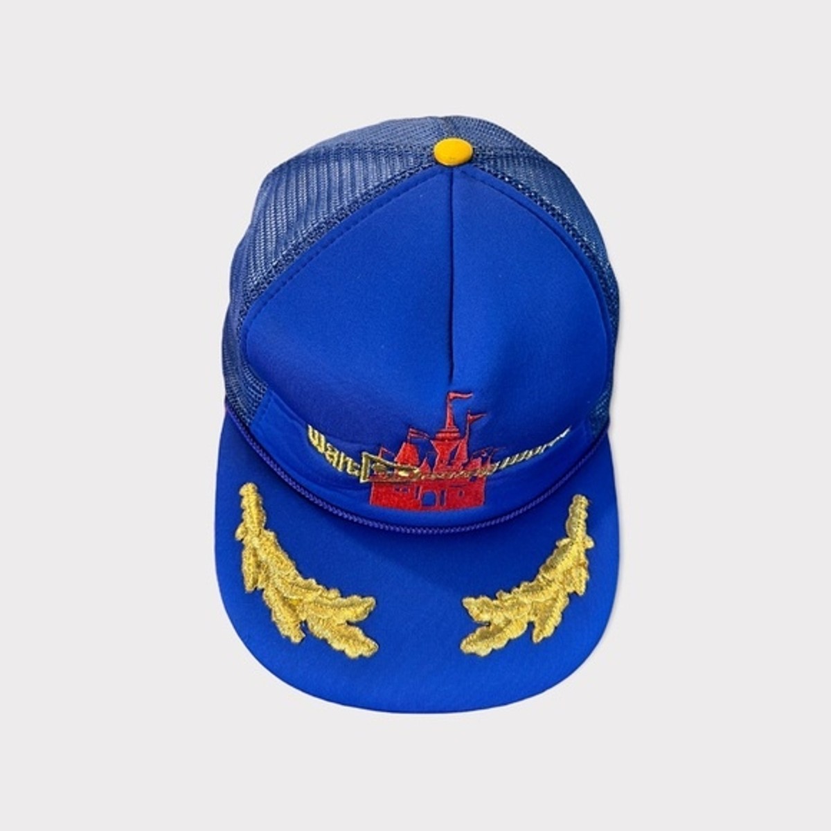 帽子 1980s Walt Disney Official Vintage Cap VTG Walt Disney World Hat 80's Snapback Trucker Cap NEW ERA